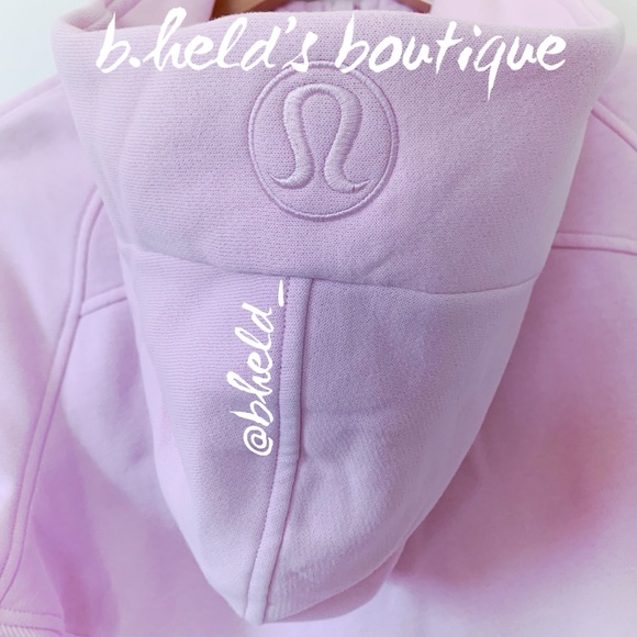 lululemon Scuba Oversized Half-Zip Hoodie in Meadowsweet Pink Size XS/S New NWT - Picture 12 of 15